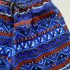 Bermuda Masculina Tactel com Elástico Estampado Azul - Fernanda Ramos Store