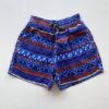 Bermuda Masculina Tactel com Elástico Estampado Azul - Fernanda Ramos Store