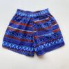 Bermuda Masculina Tactel com Elástico Estampado Azul - Fernanda Ramos Store