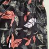Bermuda Masculina Tactel com Elástico Tropical Preta - Fernanda Ramos Store