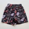 Bermuda Masculina Tactel com Elástico Tropical Preta - Fernanda Ramos Store