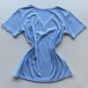 Blusa Feminina Elouise Manga Curta com Detalhes Azul Bebê - Fernanda Ramos Store