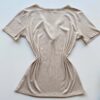 Blusa Feminina Elouise Manga Curta com Detalhes Nude - Fernanda Ramos Store