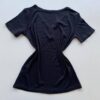 Blusa Feminina Elouise Manga Curta com Detalhes Preto - Fernanda Ramos Store