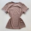 Blusa Feminina Manga Curta Canelada Zaya New York Cappucino - Fernanda Ramos Store