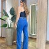 Body Feminino Ellen com Bojo Nula Manga e Argola Preto - Fernanda Ramos Store