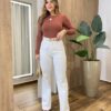 Body Feminino Mavie sem Bojo Costa Nua Chocolate - Fernanda Ramos Store