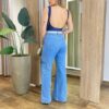 Body Regata Feminino Mariely com Bojo Costa Nua Azul Marinho - Fernanda Ramos Store