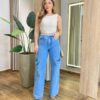 Body Regata Feminino Mariely com Bojo Costa Nua Nude - Fernanda Ramos Store