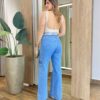 Body Regata Feminino Mariely com Bojo Costa Nua Nude - Fernanda Ramos Store
