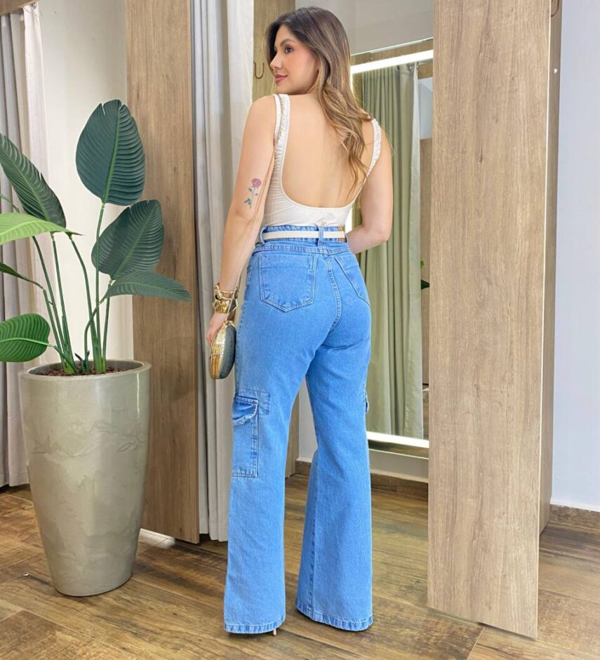 Body Regata Feminino Mariely com Bojo Costa Nua Nude - Fernanda Ramos Store