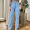 Calça Feminina Jeans Wide Leg Básica - Fernanda Ramos Store