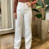 Calça Feminina Jessie Wide Leg Off White 29460 - Fernanda Ramos Store