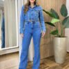 Calça Feminina Wide Leg Jeans Corte Amplo 1337 - Fernanda Ramos Store