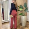 Camisa Feminina Social em Viscose Manga Longa Princesa Preta - Fernanda Ramos Store