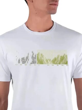 Camiseta Masculina Concept Slim Ogochi Estampada Branca 0001 - Fernanda Ramos Store