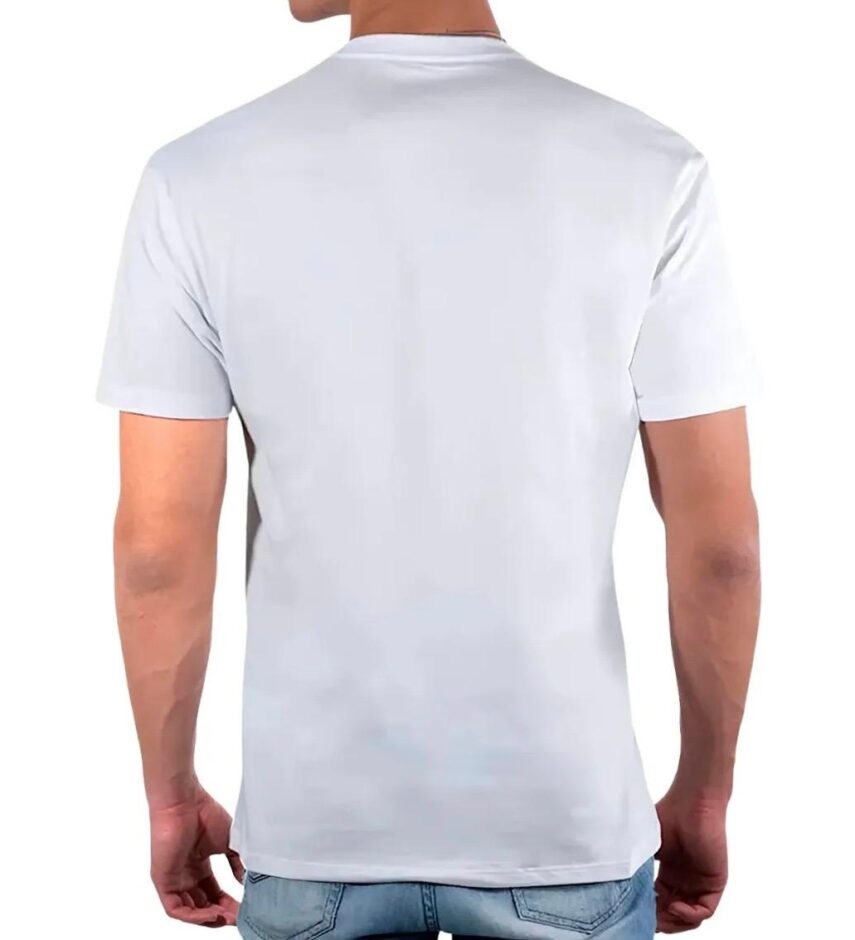 Camiseta Masculina Concept Slim Ogochi Estampada Branca 0001 - Fernanda Ramos Store