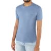 Camiseta Masculina Essencial Slim Ogochi Azul Grisaceo 3922 - Fernanda Ramos Store