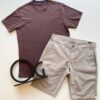 Camiseta Masculina Essencial Slim Ogochi Marrom 1109 - Fernanda Ramos Store