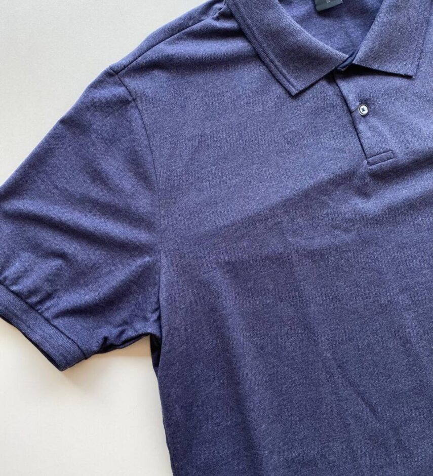 Camiseta Polo Ogochi Plus Essencial Malha Azul Escuro 2004 - Fernanda Ramos Store