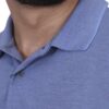 Camiseta Polo Ogochi Casual Slim Piquet Azul Rei 0011 - Fernanda Ramos Store