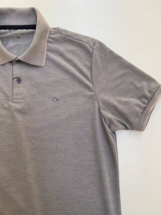 Camiseta Polo Ogochi Concept Slim Piquet Cinza 1107 - Fernanda Ramos Store