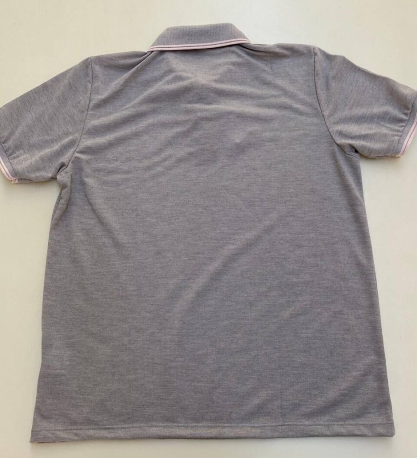 Camiseta Polo Ogochi Concept Slim Piquet Cinza Claro 0081 - Fernanda Ramos Store