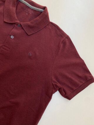 Camiseta Polo Ogochi Essencial Slim 1934 Bordô - Fernanda Ramos Store