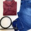 Camiseta Polo Ogochi Essencial Slim 1934 Bordô - Fernanda Ramos Store