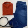 Camiseta Polo Ogochi Essencial Slim Pl 1250 TerraCota - Fernanda Ramos Store