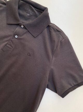 Camiseta Polo Ogochi Essencial Slim Ptl Chumbo 0201 - Fernanda Ramos Store