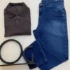 Camiseta Polo Ogochi Essencial Slim Ptl Chumbo 0201 - Fernanda Ramos Store