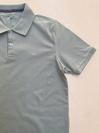 Camiseta Polo Ogochi Essencial Slim Ptl Verde Água 4706 - Fernanda Ramos Store