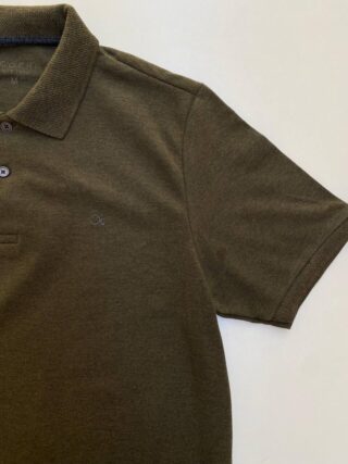 Camiseta Polo Ogochi Essencial Slim Verde Militar 0529 - Fernanda Ramos Store