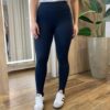 Legging Feminina Flanelada Melissa com Pezinho Preta - Fernanda Ramos Store