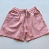 Bermuda Masculina Casual Curta Linho com Bolsos Rosa - Fernanda Ramos Store