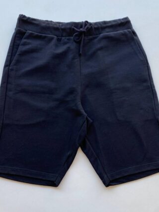 Bermuda Masculina Moletom com Cordão Preta - Fernanda Ramos Store