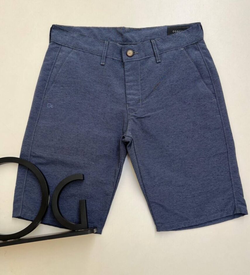 Bermuda Masculina Ogochi Casual Color Azul 0004 - Fernanda Ramos Store