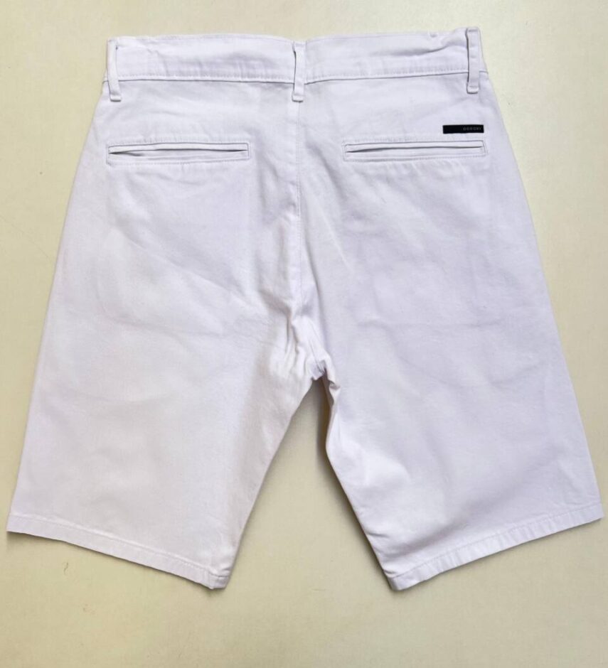 Bermuda Masculina Ogochi Essencial Color Branca 0001 - Fernanda Ramos Store