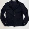Blazer Masculino Sarja com Bolsos Preto 4473 - Fernanda Ramos Store