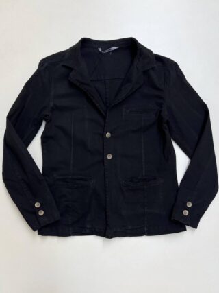 Blazer Masculino Sarja com Bolsos Preto 4473 - Fernanda Ramos Store