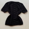 Blusa Feminina Annie Tricot Modal Tecido Trabalhado Preto - Fernanda Ramos Store