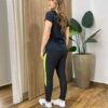 Blusa Feminina Fitness Manga Curta sem Bojo Preta - Fernanda Ramos Store