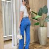 Blusa Feminina Manga Curta Leia com Detalhes em Bordado Branca - Fernanda Ramos Store