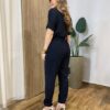 Blusa Feminina Manga Curta Princesa Preta - Fernanda Ramos Store