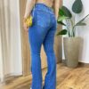 Calça Feminina Flare Cintura Alta Jeans 016803 - Fernanda Ramos Store
