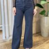 Calça Feminina Jeans Wide Leg Preta 2163 - Fernanda Ramos Store