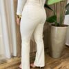 Calça Feminina Vick Flare Jeans Cru 27033 - Fernanda Ramos Store