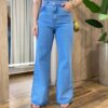 Calça Feminina Wide Leg Escarlate Jeans Médio 967 - Fernanda Ramos Store