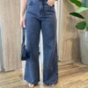 Calça Feminina Wide Leg Romana Preta 1190 - Fernanda Ramos Store